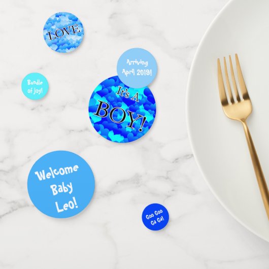 Het is een jongen! confetti (Groep)