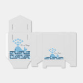 Het is een jongen! Cute Whale Bedankdoosjes (Uitgevouwen)