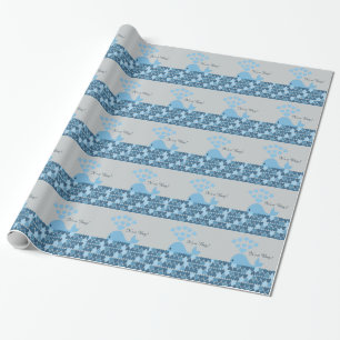 Het is een jongen! Cute Whale Cadeaupapier