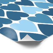 Het is een jongen! Cute Whale Poster (Hoek)