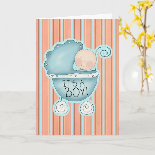 Het is een Jongen! De blauwe Kaart van de (Gele Bloem)