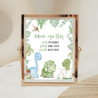Het is een jongen dinosaurus Baby shower mam osa b