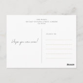 Het is een Jongen Eenvoudige Kleding Waterverf Bab Briefkaart (Achterkant)