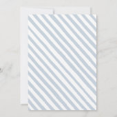 Het is een jongen eenvoudige teddybeer baby shower kaart (Achterkant)