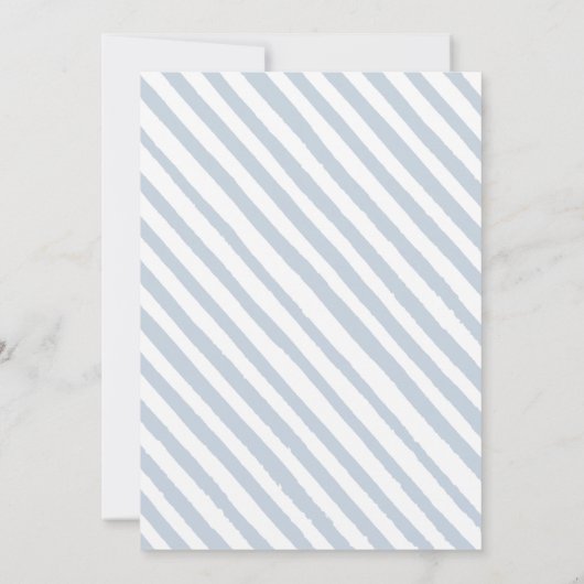 Het is een jongen eenvoudige teddybeer baby shower kaart (Achterkant)