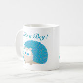 Het is een jongen! Egel Koffiemok (Voorkant links)