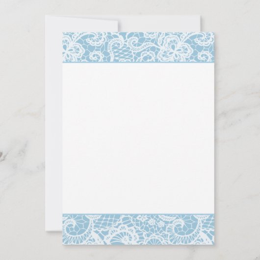 Het is een jongen! Fancy blauw en wit Baby shower Kaart (Achterkant)