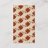 Het is een jongen! Football Baby shower Luier Raff Informatiekaartje (Achterkant)