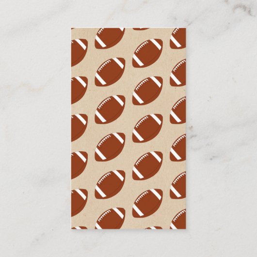 Het is een jongen! Football Baby shower Luier Raff Informatiekaartje (Achterkant)