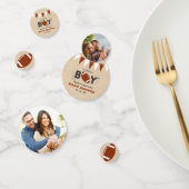 Het is een jongen! Football thema Baby shower foto Confetti (Groep)