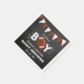 Het is een jongen! Football thema gecodeerd Baby s Servet (Hoek)