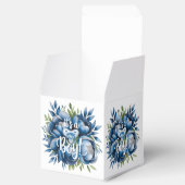 Het is een jongen! Fopspeen & pioenen Baby shower  Bedankdoosjes (Geopend)