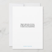 Het is een jongen! Funny Blue Owl Baby Shower-uitv Kaart (Achterkant)