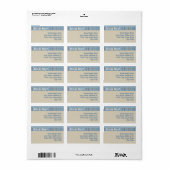 Het is een jongen, geboortekaartje of Baby shower Etiket (Full Sheet)