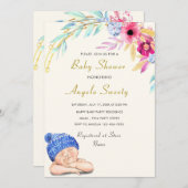 Het is een jongen! Gelukkig Slaapend Baby shower (Voorkant / Achterkant)