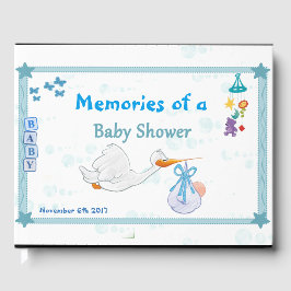 Het is een jongen - Gepersonaliseerd Baby shower Gastenboek
