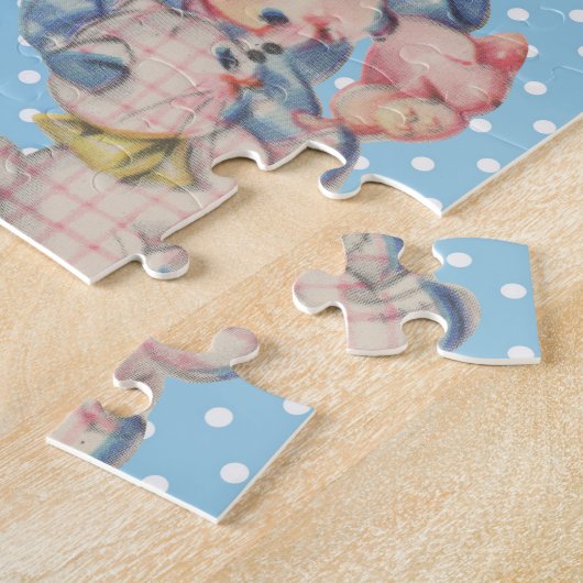 Het is een jongen Geslacht die verrassend blauw on Legpuzzel (Zijkant)