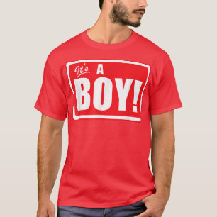 Het is een Jongen Geslacht Jongen Baby Geboortenzi T-shirt