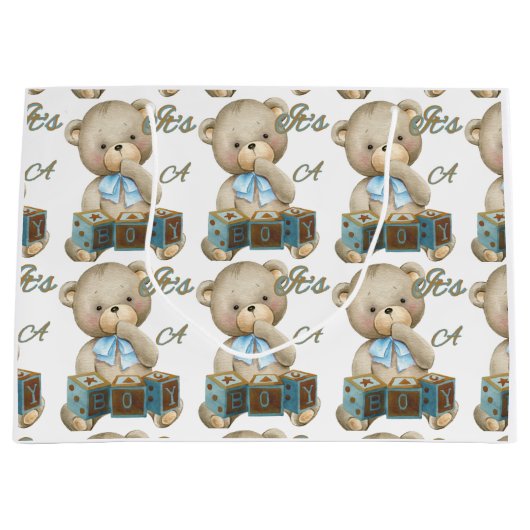 Het Is Een Jongen Grote Cadeautas (Voorkant)