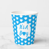 Het is een jongen hartpatroon papieren bekers (Voorkant)