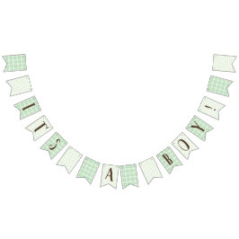 Het is een jongen! -Huwelijksvlaggetjes Vlaggetjes