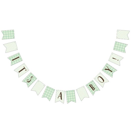 Het is een jongen! -Huwelijksvlaggetjes Vlaggetjes (Alle)