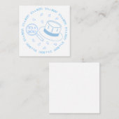 Het is een jongen! informatiekaartje (Voorkant / Achterkant)