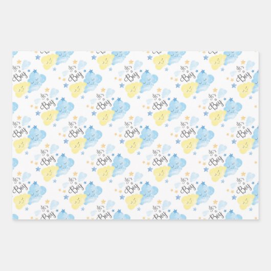 Het is een jongen inpakpapier vel (Voorkant)