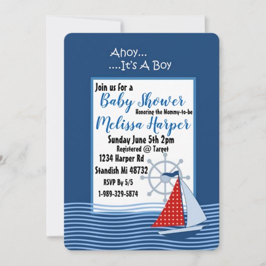 Het is een jongen kaart (Voorkant)