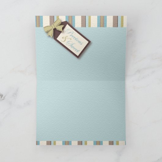 Het is een Jongen! Kaart (Binnen)