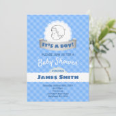 Het is een jongen kaart (Staand voorkant)