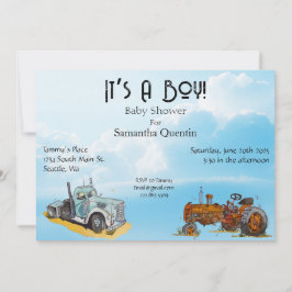 Het is een jongen! kaart