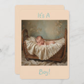 Het is een jongen kaart (Voorkant / Achterkant)