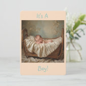 Het is een jongen kaart (Staand voorkant)