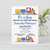 Het is een jongen kaart (Staand voorkant)