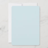 Het is een jongen Knuffel Konijn Baby Shower Kaart (Achterkant)