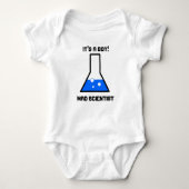Het is een jongen! Mad Scientist Baby Romper (Voorkant)