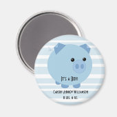 Het is een jongen! Magneet (Voorkant / Achterkant)