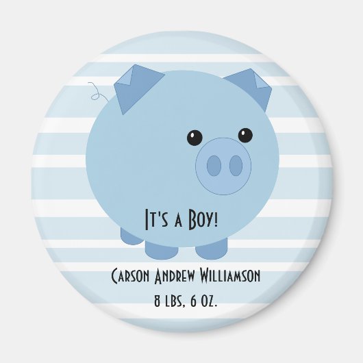 Het is een jongen! Magneet (Voorkant)