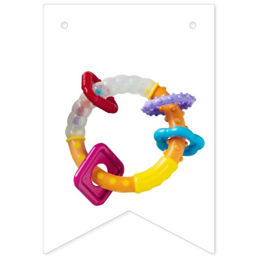 Het is een jongen! Mandala in diepe roze Bunting Vlaggetjes (Tweede vlag)