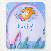 Het is een jongen Mousepad. Muismat (Voorkant)