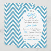 Het is een Jongen Mustache Baby shower Uitnodiging (Voorkant / Achterkant)