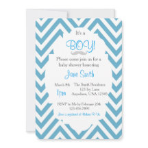 Het is een Jongen Mustache Baby shower Uitnodiging