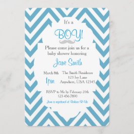 Het is een Jongen Mustache Baby shower Uitnodiging