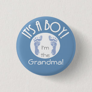 Het is een jongen! Nieuwe Baby Button voor bloedve
