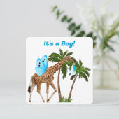 Het is een Jongen Notecard Feestdagenkaart (Staand voorkant)