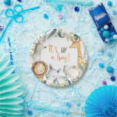 Het is een jongen! Oerwoud Baby shower Bord (Feest)