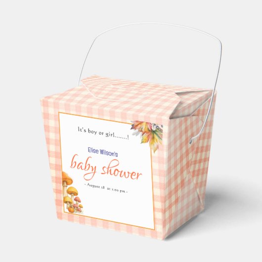 Het is een jongen of meisje Halloween sprookje Bedankdoosjes (Voorkant Zijde)