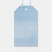 Het is een jongen olifant ballon baby shower gunst cadeaulabel (Achterkant)