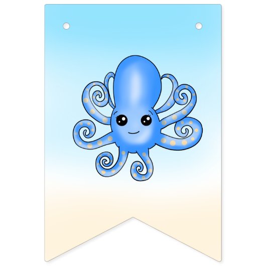 Het is een jongen | Onder het Baby shower Zee pers Vlaggetjes (Tweede vlag)